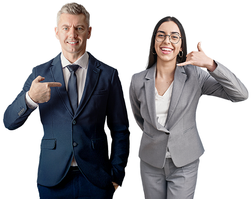 Two advisors looking for attention