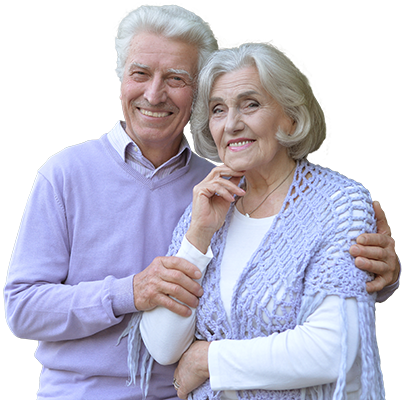 A happy retired couple